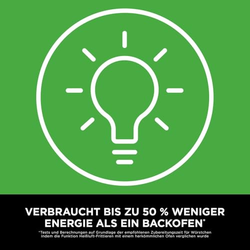 Ninja CRISPi tragbare Airfryer Heißluftfritteuse, 3,8 l, 4-in-1: Heißluftfrittieren, Braten, Warmhalten, Recrisp, kompakt, 6 Portionen, 2x herausnehmbare Glasbehälter & Deckel, 1700 W, Sage FN101EUSG