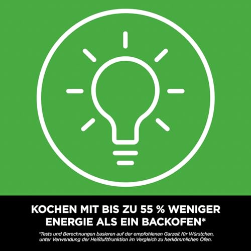 Ninja Double Stack XL Air Fryer Heißluftfritteuse, 9,5L Airfryer, Doppelkorb-Heißluftfritteuse mit 4 Kochstufen, 2 Körben, 2 Rosten, platzsparendes Design, 6 Kochfunktionen, 8 Portionen, Grau SL400EU