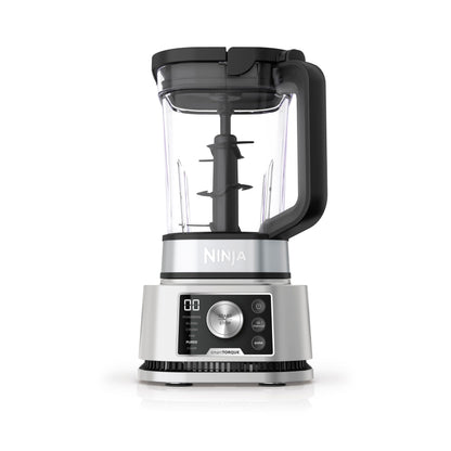 Ninja Foodi Power Nutri Mixer Smoothie Maker 3-in-1, dicke Aufstriche & gefrorene Getränke, Automatikprogramme, 2,1L Krug, 700ml Becher & 400ml Schüssel mit Power-Rührer, 1200W, Silber CB350EU