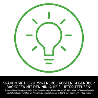 Ninja Foodi Dual Zone Digitale Heißluftfritteuse, 7,6L Airfryer, 2 Fächer, Antihaftbeschichtung, spülmaschinenfeste Körbe, 6-in-1, 4-6 Portionen, Schwarz AF300EU
