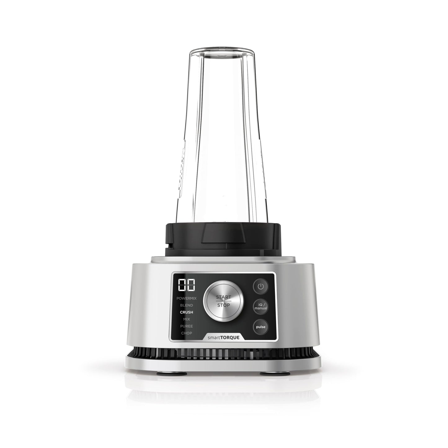 Ninja Foodi Power Nutri Mixer Smoothie Maker 3-in-1, dicke Aufstriche & gefrorene Getränke, Automatikprogramme, 2,1L Krug, 700ml Becher & 400ml Schüssel mit Power-Rührer, 1200W, Silber CB350EU