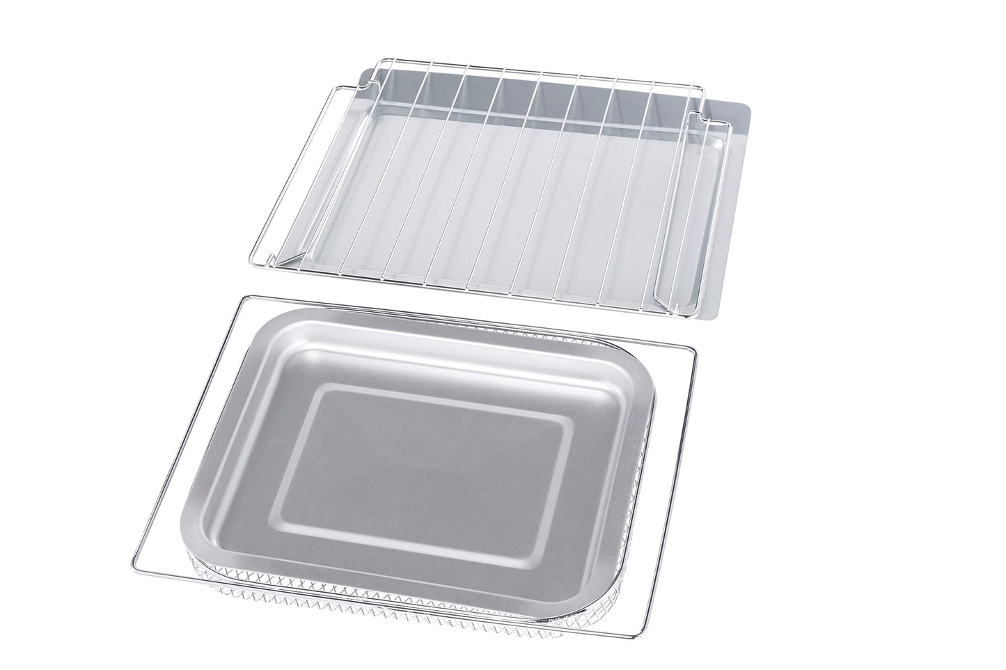 Russell Hobbs Backofen Airfryer [5-in-1: Heißluftfritteuse, Minibackofen, Grill, Toaster, Warmhaltefunktion] Express (20l, Pizza Ø 30cm, inkl. Frittierkorb, Backblech&Grillrost) Umluft- Ofen 26680-56