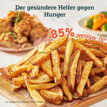 COSORI Heißluftfritteuse Airfryer, Testsieger 2024, 11-in-1 Air Fryer XXL 5,5L, Friteuse Heissluftfritteuse mit Shake-Reminder, 100 Rezepte, 55 Prozent energiesparend, spülmaschinenfest, CP158-AF